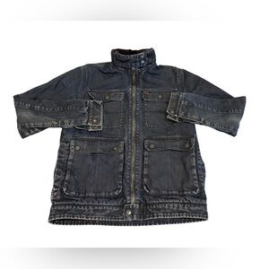 Emerica Ratchet Jacket Black Zip Utility Skate Jacket Size S